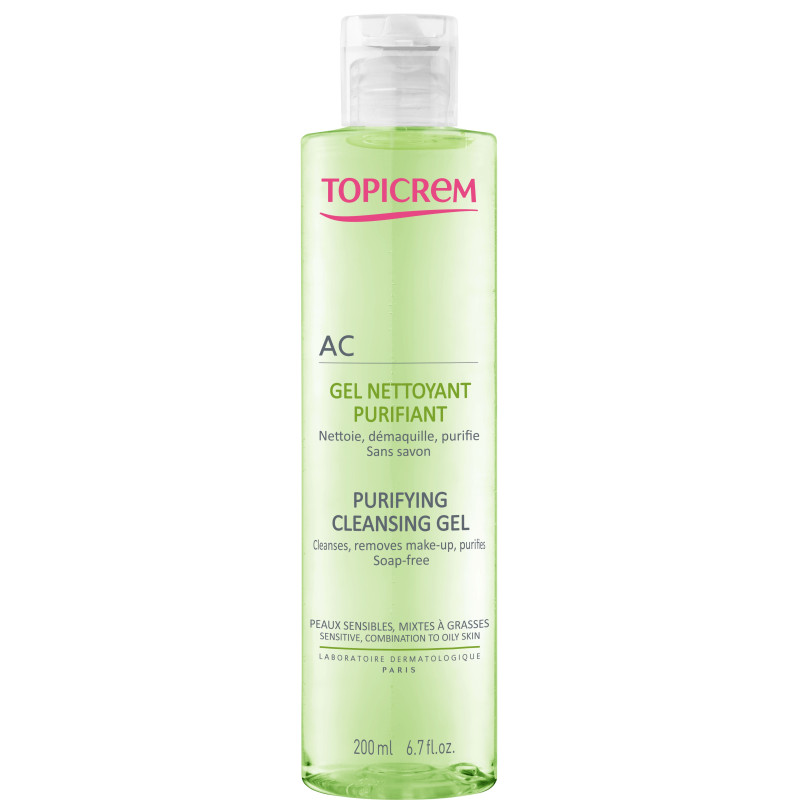 Topicrem AC Gel Nettoyant Purifiant 200 ml Topicrem AC Gel Nettoyant Purifiant 200 ml