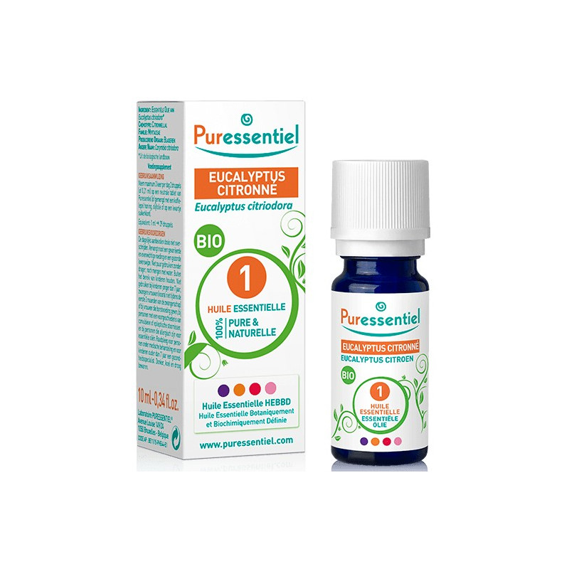 Puressentiel Huile Essentielle Eucalyptus Citronné Bio 10 ml Puressentiel Huile Essentielle Eucalyptus Citronné Bio 10 ml