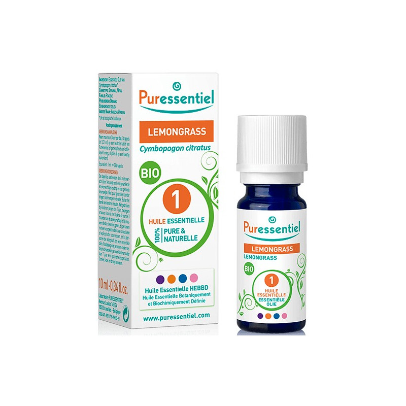 Puressentiel Huile Essentielle Lemongrass Bio 10 ml Puressentiel Huile Essentielle Lemongrass Bio 10 ml
