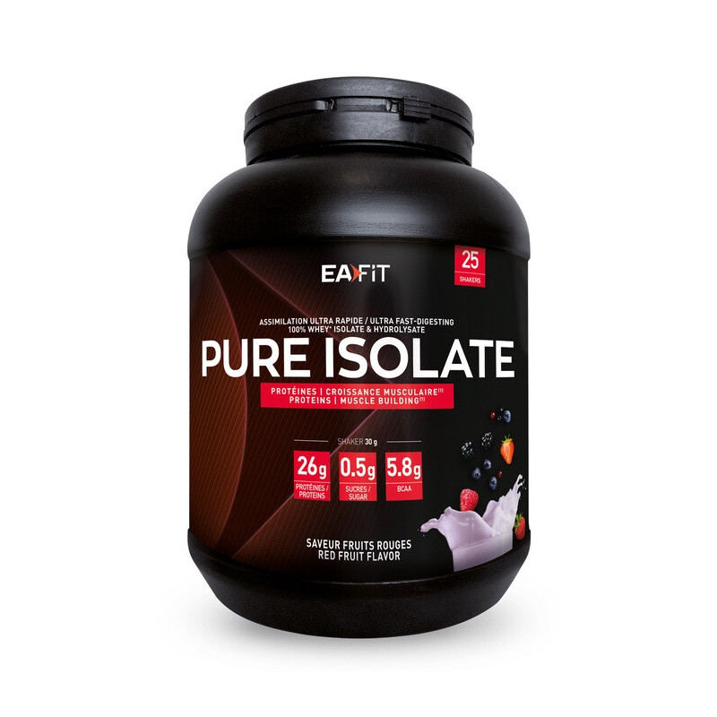 Eafit Construction Musculaire Pure Isolate Goût Chocolat 750 G Eafit Construction Musculaire Pure Isolate Goût Chocolat 750 G