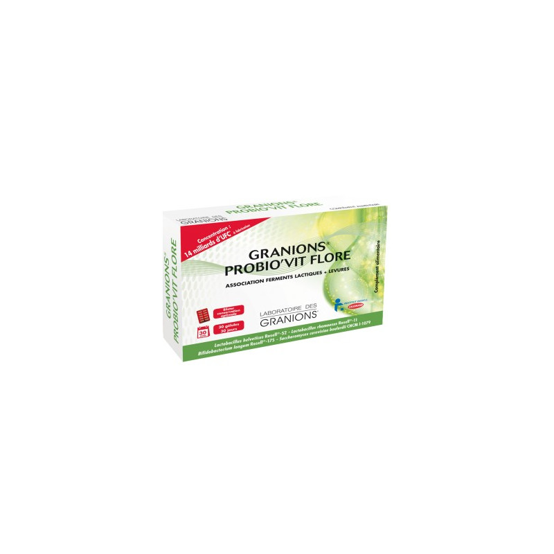 Granions Probio'Vit Flore 30 Gélules Granions Probio'Vit Flore 30 Gélules