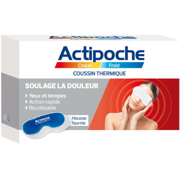 Actipoche Coussin Thermique Masque Yeux et Tempes