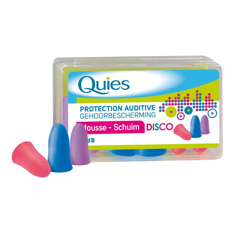 Quies protection Auditive Mousse Confort Disco 3 Paires Quies protection Auditive Mousse Confort Disco 3 Paires