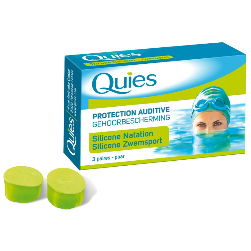 Quies Protection Auditive Silicone Natation 3 Paires Quies Protection Auditive Silicone Natation 3 Paires