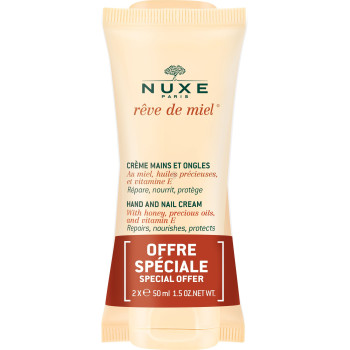 Nuxe Rêve de Miel Crème Mains et Ongles 2 x 50 ml
