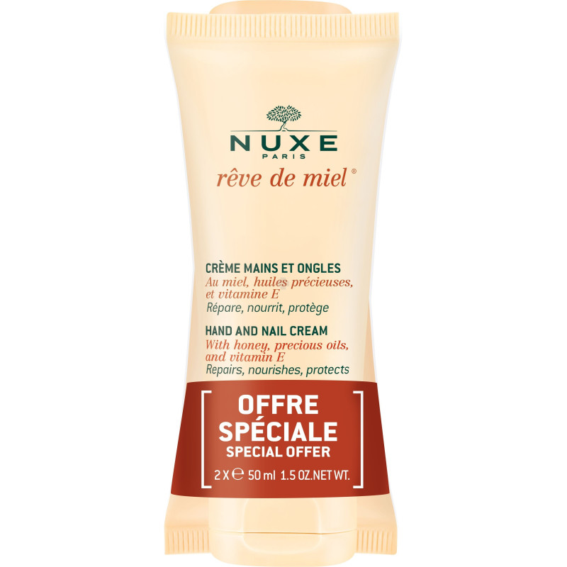 Nuxe Rêve de Miel Crème Mains et Ongles 2 x 50 ml Nuxe Rêve de Miel Crème Mains et Ongles 2 x 50 ml