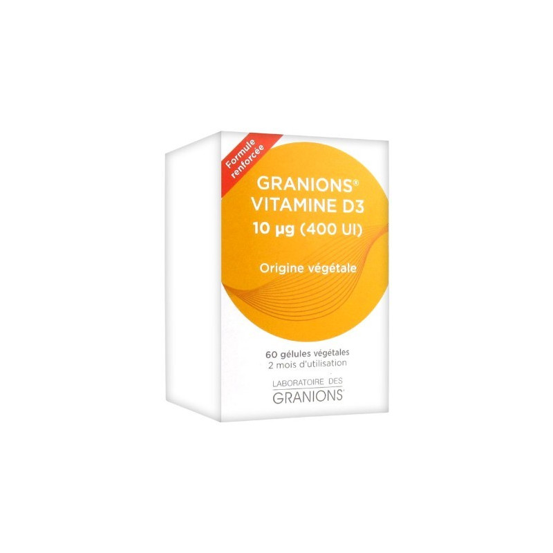 Granions Vitamine D3 60 Gélules Granions Vitamine D3 60 Gélules