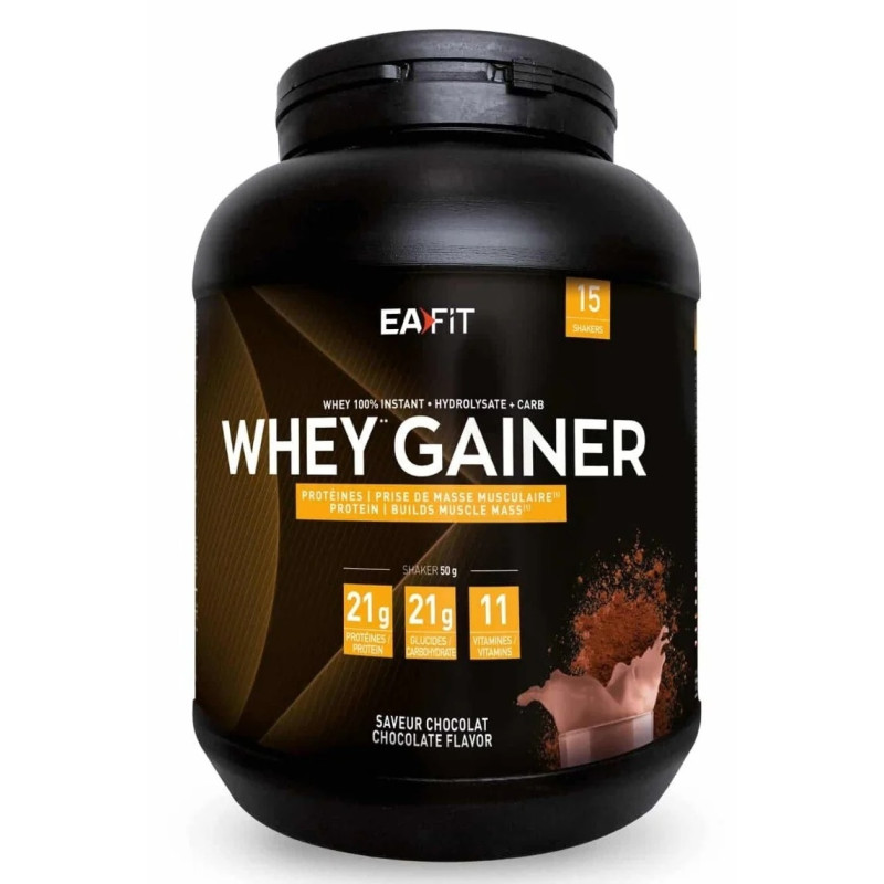 Eafit Construction Musculaire Whey Gainer Chocolat 750 G Eafit Construction Musculaire Whey Gainer Chocolat 750 G