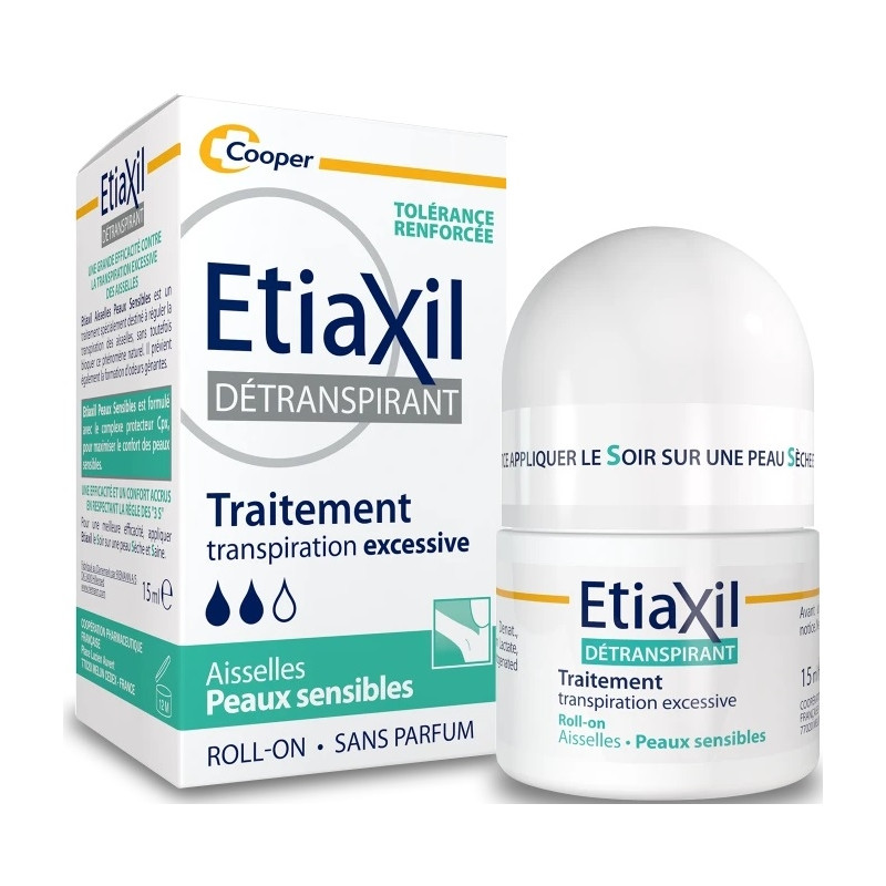 Etiaxil Détranspirant Aisselles Roll-on 15 ml Etiaxil Détranspirant Aisselles Roll-on 15 ml