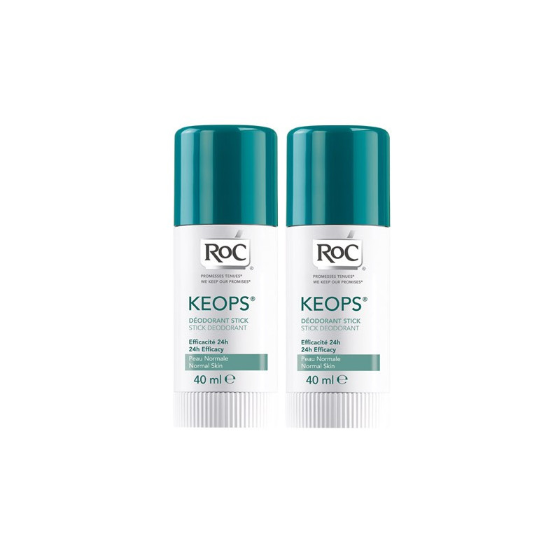 Roc Keops Deodorant Stick 2 x 40 ML Roc Keops Deodorant Stick 2 x 40 ML