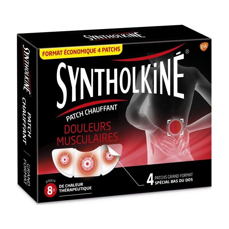 Syntholkiné Patch Chauffant Grand Format x 4 Syntholkiné Patch Chauffant Grand Format x 4