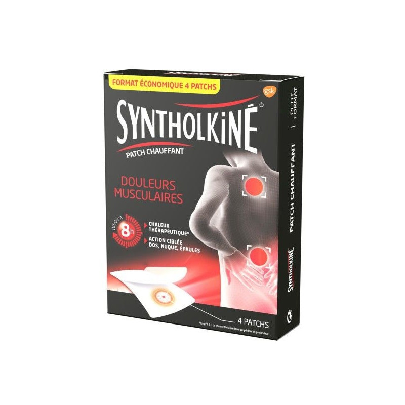 Syntholkiné Patch Chauffant Petit Format x 4 Syntholkiné Patch Chauffant Petit Format x 4