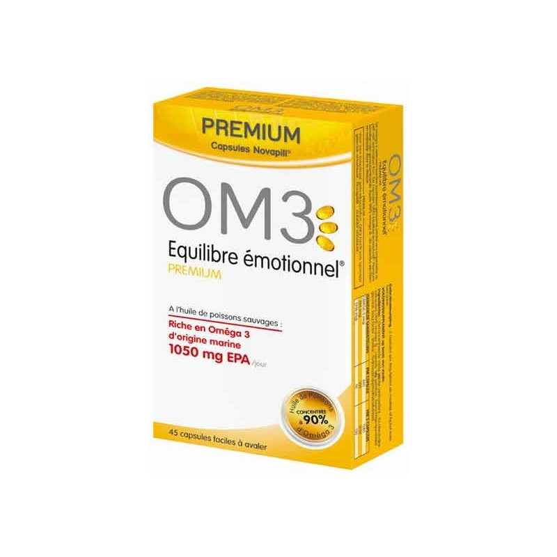 OM3 Equilibre Emotionnel Premium 45 capsules OM3 Equilibre Emotionnel Premium 45 capsules
