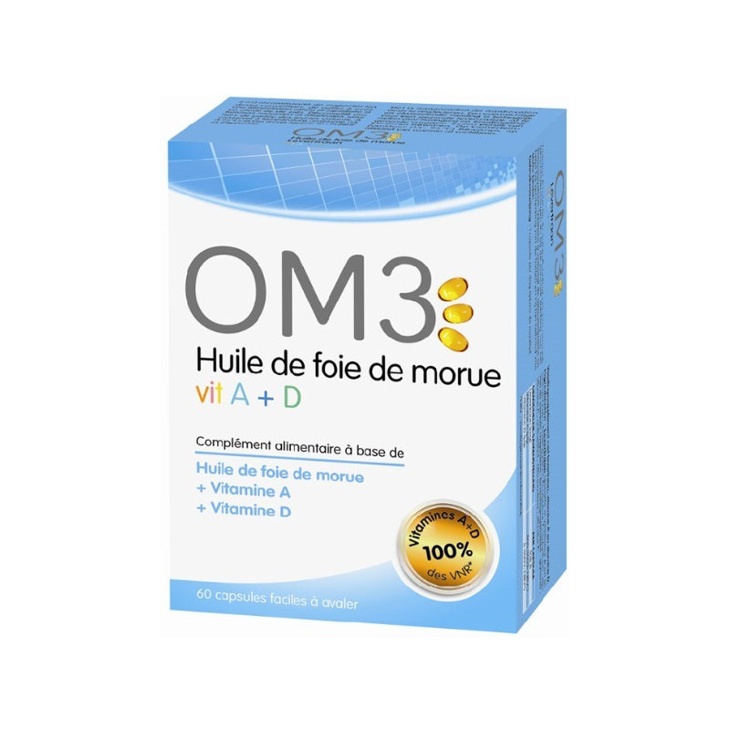 OM3 Huile De Foie De Morue 120 Capsules OM3 Huile De Foie De Morue 120 Capsules