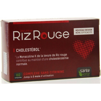 Santé Verte Levure de Riz Rouge 60 Compimés