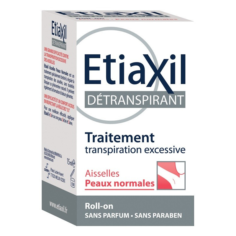 Etiaxil Détranspirant Aisselles Roll-on 15 ml Etiaxil Détranspirant Aisselles Roll-on 15 ml