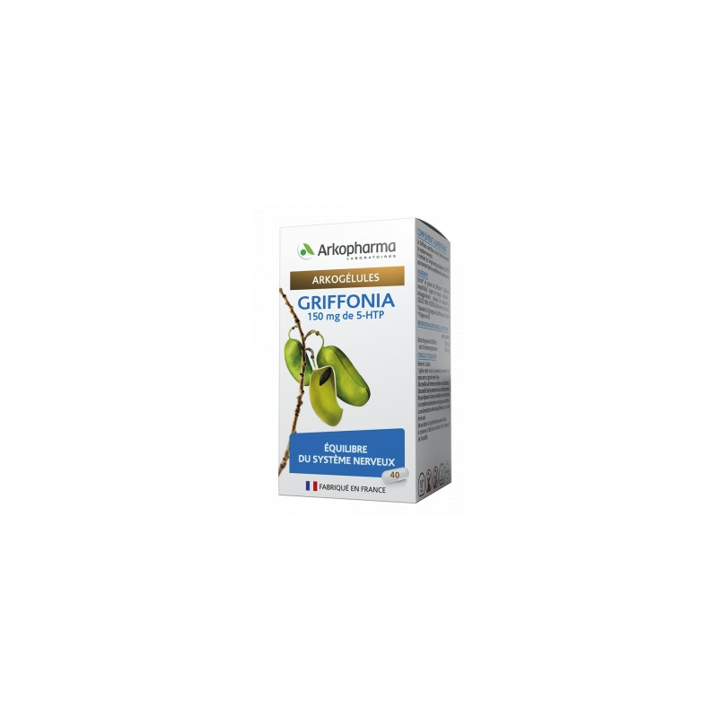Arkopharma Arkogélules Griffonia 40 gélules Arkopharma Arkogélules Griffonia 40 gélules