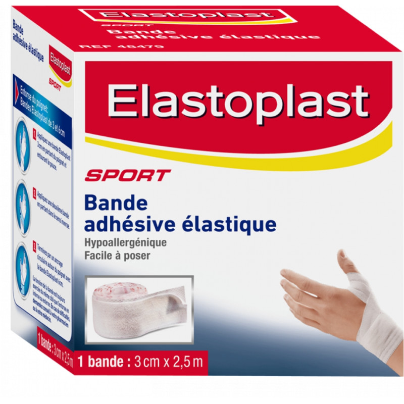 Elastoplast Sport Bande Adhésive Elastique Elastoplast Sport Bande Adhésive Elastique