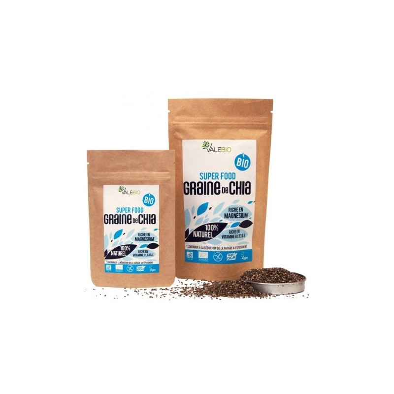 Valebio Super Food Graine De Chia 200 g Valebio Super Food Graine De Chia 200 g