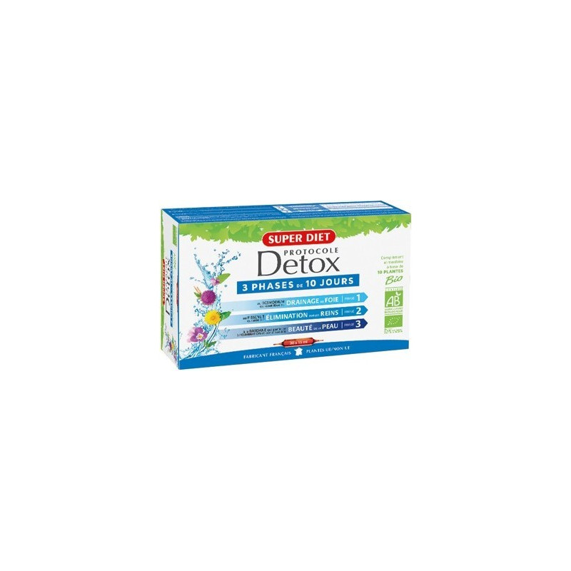 Super Diet Protocole Detox 30 Ampoules Super Diet Protocole Detox 30 Ampoules