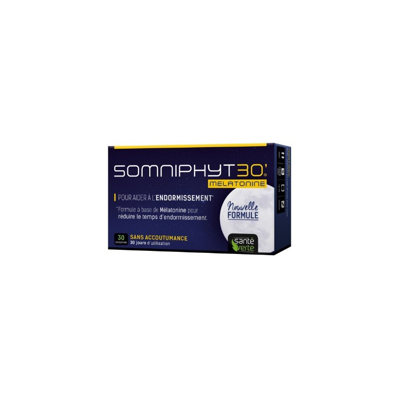 Santé Verte Somniphyt 30 Melatonine 30 Comprimés Santé Verte Somniphyt 30 Melatonine 30 Comprimés