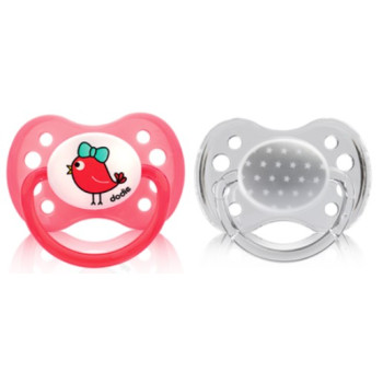 Dodie Sucette Silicone + 6 mois Fille