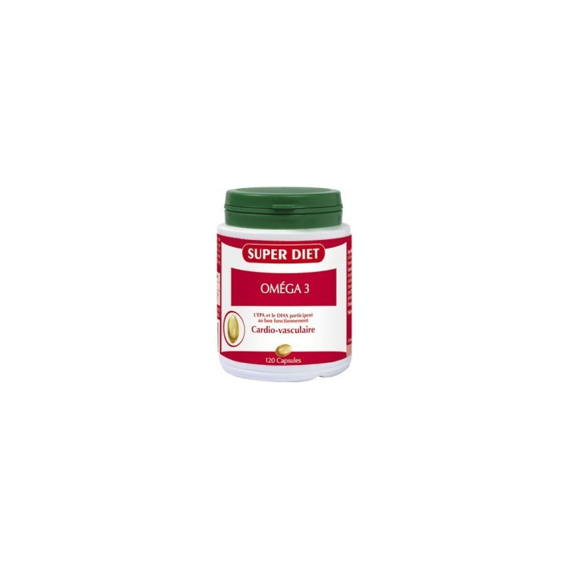 Super Diet Oméga 3 Cardio-Vasculaire 120 Capsules Super Diet Oméga 3 Cardio-Vasculaire 120 Capsules
