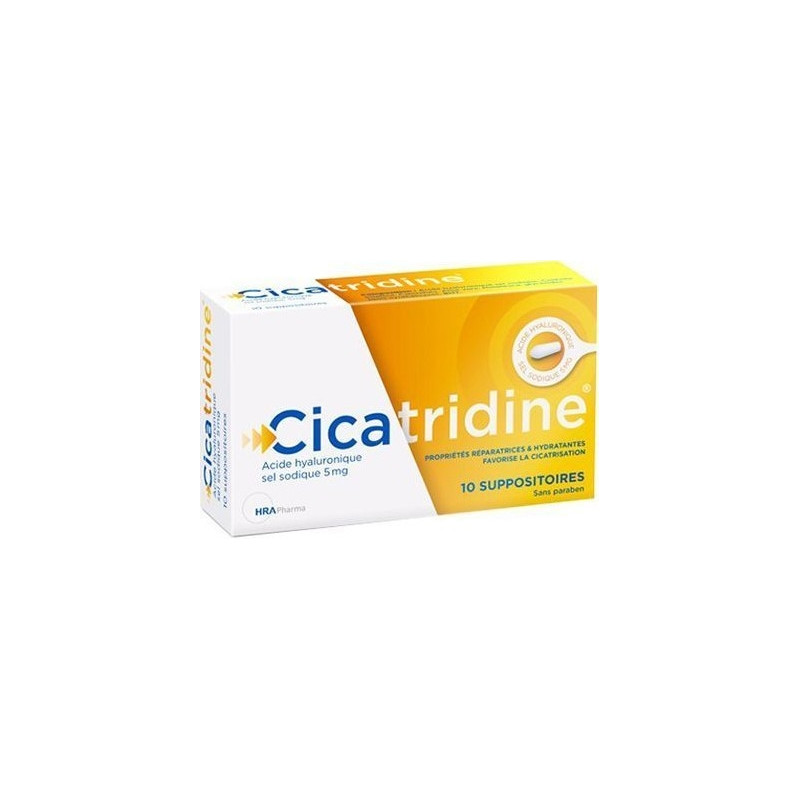 Cicatridine Acide Hyaluronique 10 Suppositoires Cicatridine Acide Hyaluronique 10 Suppositoires