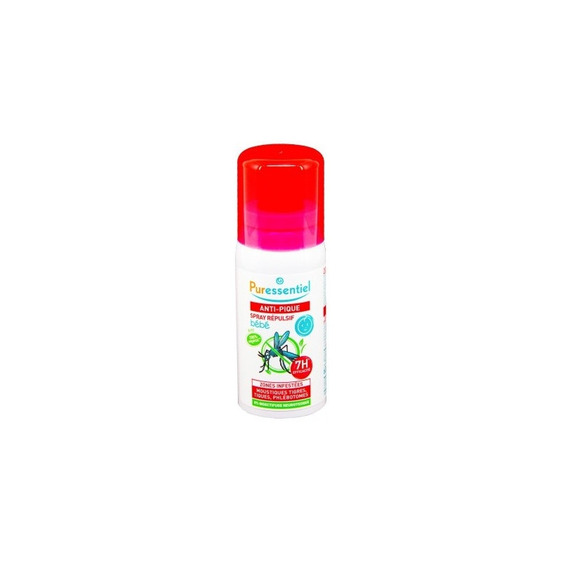 Puressentiel Anti-pique Spray Répulsif Bébé 60 ml Puressentiel Anti-pique Spray Répulsif Bébé 60 ml