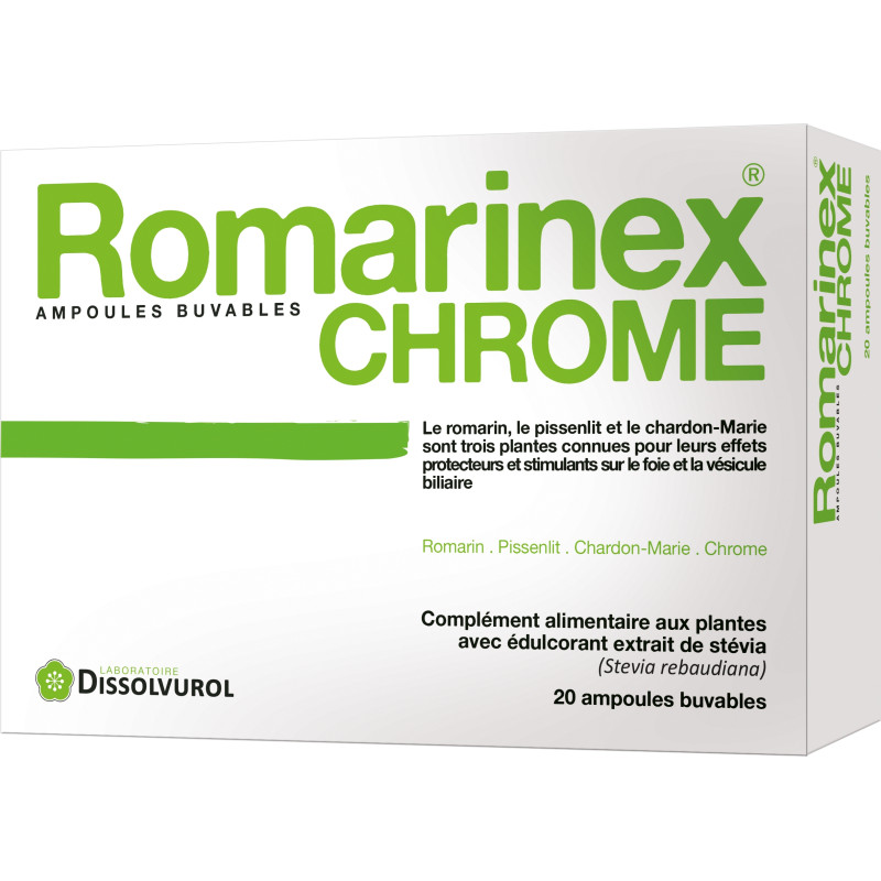 Romarinex Chrome 20 Ampoules Romarinex Chrome 20 Ampoules