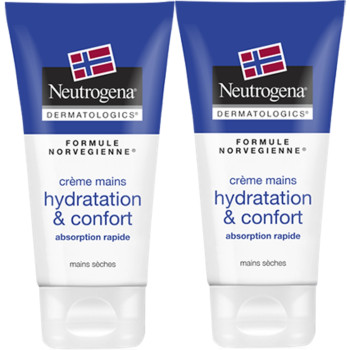 Neutrogena Crème Mains Hydratation & Confort 2 x 75 ml