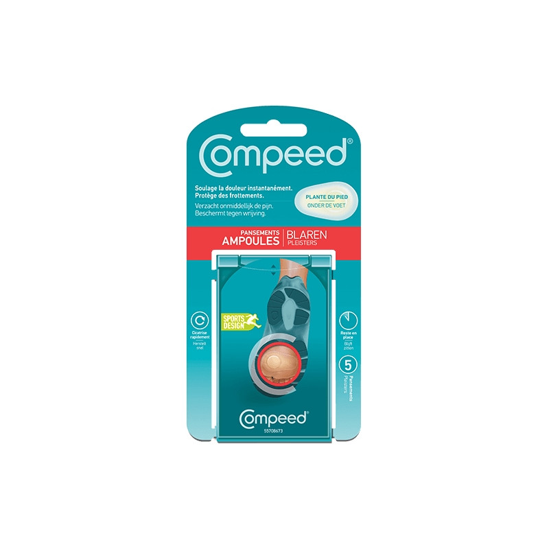 Compeed Pansements Ampoules Plante Du Pied x 5 Compeed Pansements Ampoules Plante Du Pied x 5