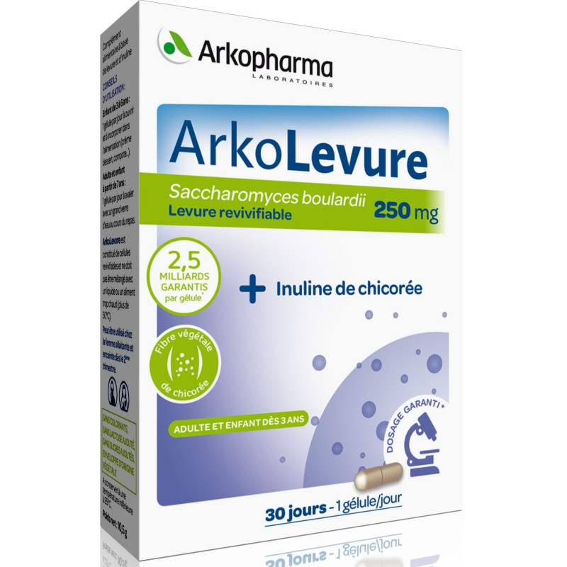 Arkopharma Arkolevure 250 mg 10 Gelules Arkopharma Arkolevure 250 mg 10 Gelules