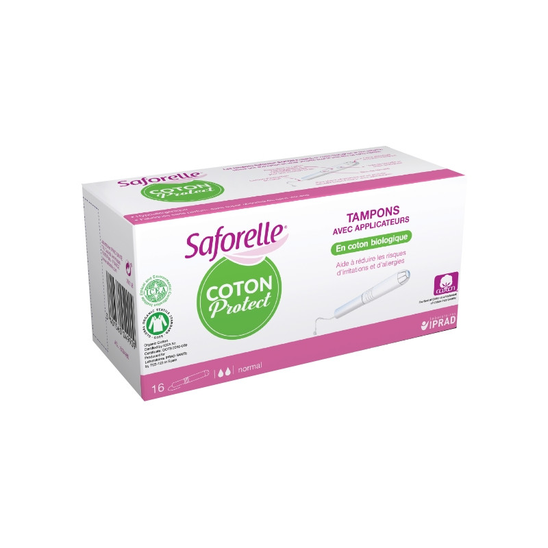 Saforelle Tampons Bio Avec Applicateurs Normal x 16 Saforelle Tampons Bio Avec Applicateurs Normal x 16
