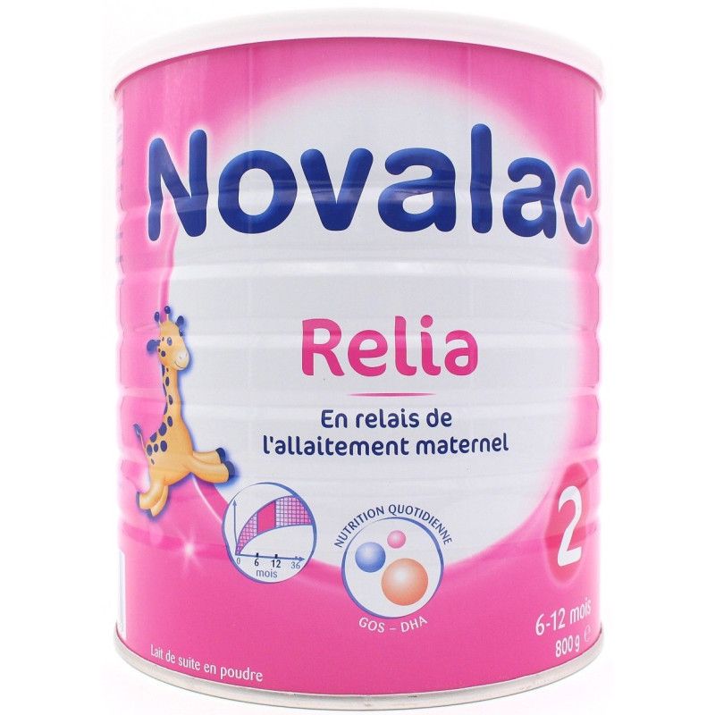 Novalac 2 Relia Lait 6-12 Mois 800 g Novalac 2 Relia Lait 6-12 Mois 800 g
