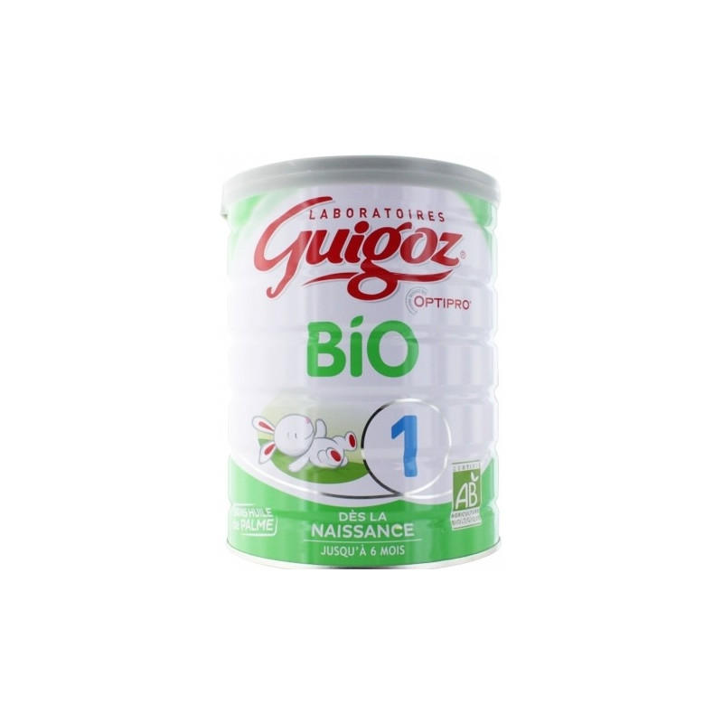 Guigoz 1 Lait Bio 0-6 Mois 800 g Guigoz 1 Lait Bio 0-6 Mois 800 g