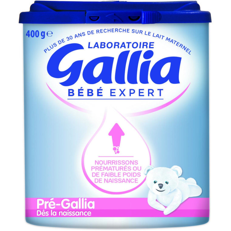 Gallia Bébé Expert Pré-Gallia Dès La Naissance Poids Inférieur à 2,8 Kg 400 g Gallia Bébé Expert Pré-Gallia Dès La Naissance Poids Inférieur à 2,8 Kg 400 g