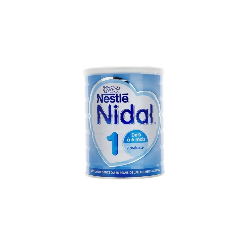 Nidal 1 De 0 à 6 Mois 800 g Nidal 1 De 0 à 6 Mois 800 g