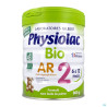 Physiolac 2 Bio AR 6 à 12 Mois 800 g