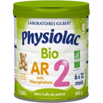Physiolac 2 Bio AR 6 à 12 Mois 800 g
