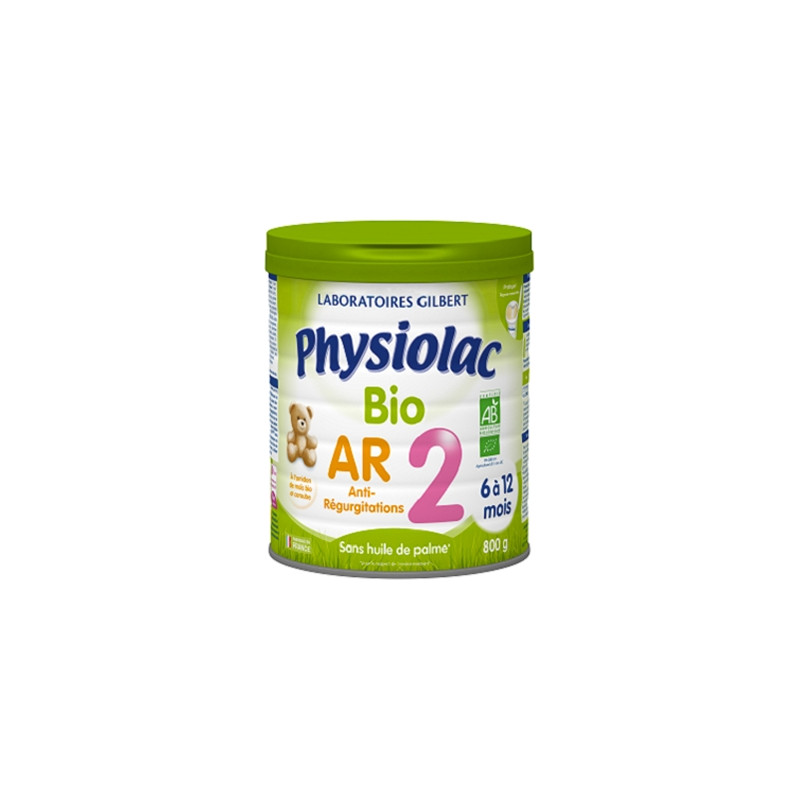 Physiolac 2 Bio AR 6 à 12 Mois 800 g Physiolac 2 Bio AR 6 à 12 Mois 800 g