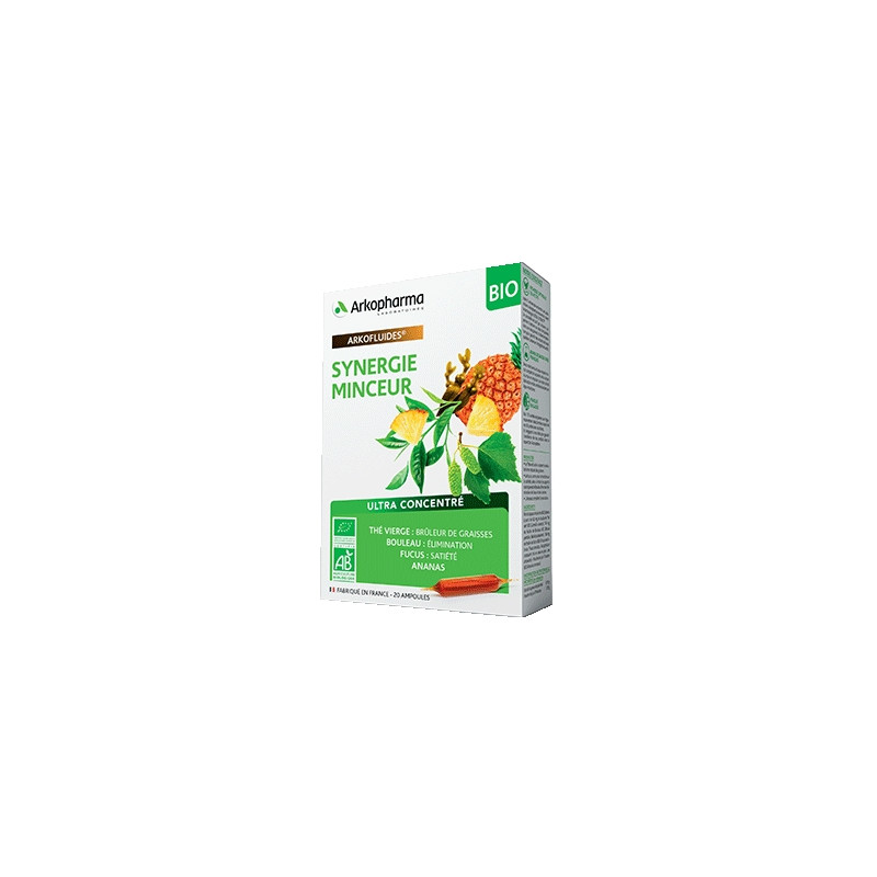 Arkopharma Arkofluides Synergie Minceur Bio 20 Ampoules Arkopharma Arkofluides Synergie Minceur Bio 20 Ampoules
