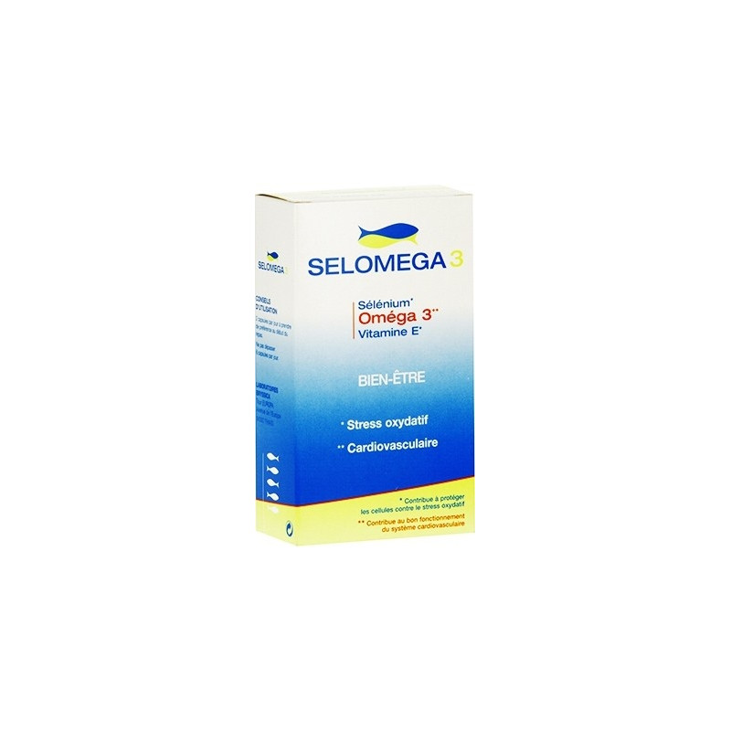 Selomega 3 Humeur et Bien-etre 60 Capsules Selomega 3 Humeur et Bien-etre 60 Capsules