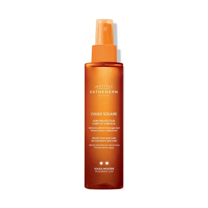 Esthederm L'Huile Solaire Soin Protecteur Corps Et Cheveux Soleil Modéré 150 ml Esthederm L'Huile Solaire Soin Protecteur Corps Et Cheveux Soleil Modéré 150 ml
