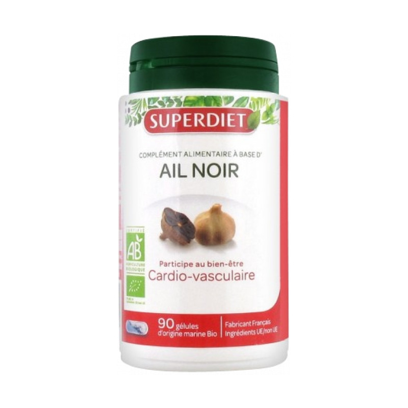 Superdiet Ail Noir Bio 90 Gélules Superdiet Ail Noir Bio 90 Gélules