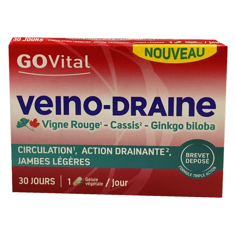 GoVital Veino-Draine 30 Gélules GoVital Veino-Draine 30 Gélules