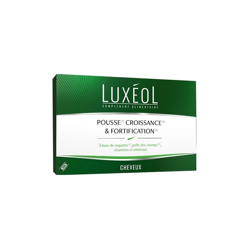 Luxéol Cheveux Pousse Croissance & Fortification 30 Gélules Luxéol Cheveux Pousse Croissance & Fortification 30 Gélules