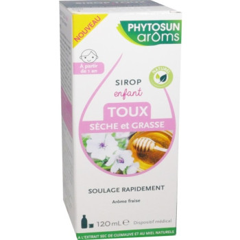 Phytosun Aroms Enfant Sirop Toux Sèche et Grasse 120 ml