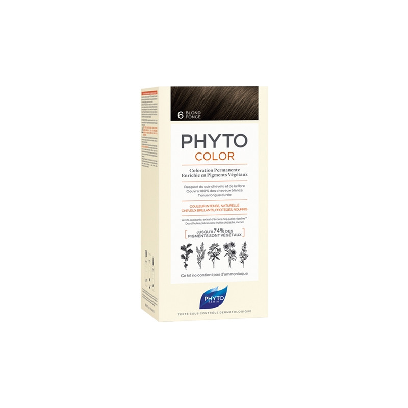 Phyto Phytocolor Coloration Permanente 6 Blond Foncé Phyto Phytocolor Coloration Permanente 6 Blond Foncé