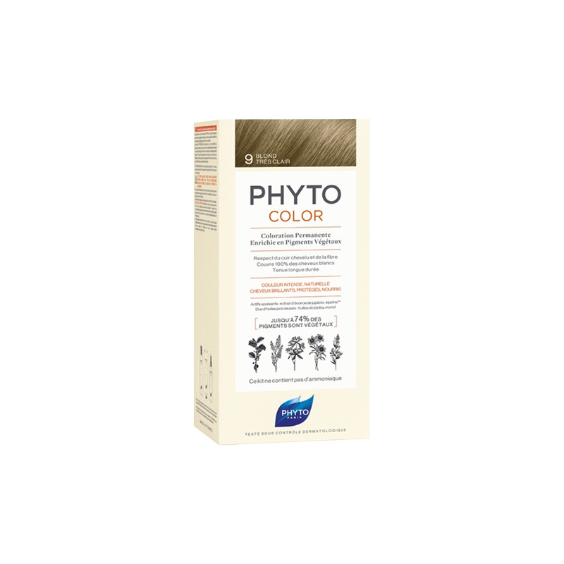 Phyto Phytocolor Coloration Permanente 9 Blond Très Clair Phyto Phytocolor Coloration Permanente 9 Blond Très Clair